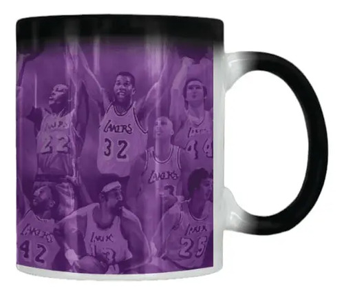 Taza Mágica Los Ángeles Lakers - Nba 02 Negro Los Ángeles Lakers Histórico