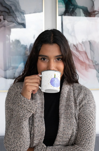 Taza Enlozada Con El Principito En El Desierto Blanco Regalo El Principito