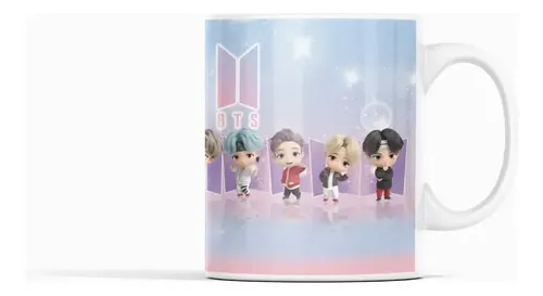 Taza Bts - Armonías Del K-pop Blanco