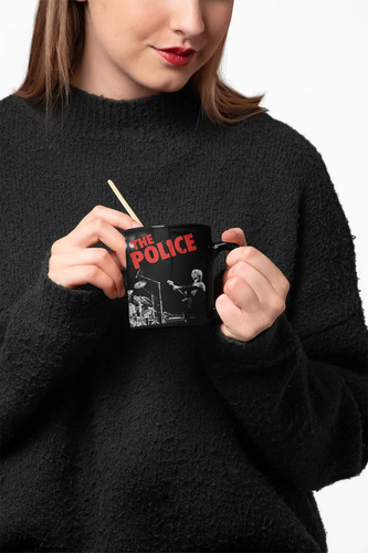 Taza Magica The Police Bandas De Rock So Lonely Negro The Police So Lonely
