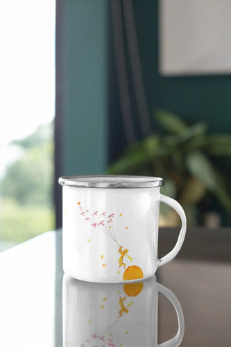 Taza Enlozada Diálogos El Principito Enseñanzas Profundas Blanco Regalo
