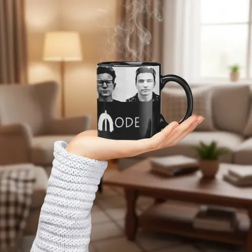 Taza Magica Depeche Mode Violator Bandas De Rock Negro Depeche Mode Violator