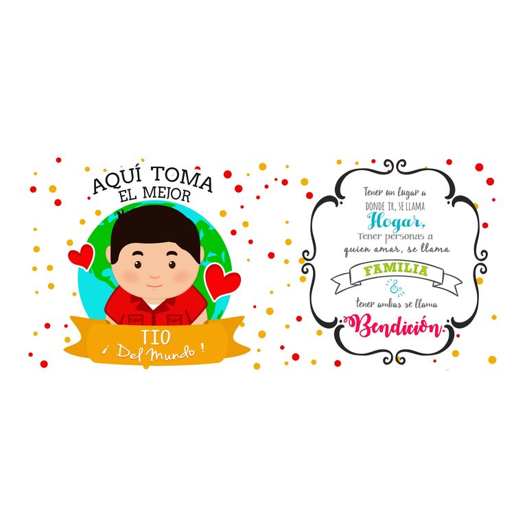 Taza Enlozada Tío Genial - Diversión y Sabiduría