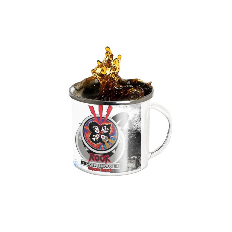 Taza Enlozada Kiss Bandas de Rock