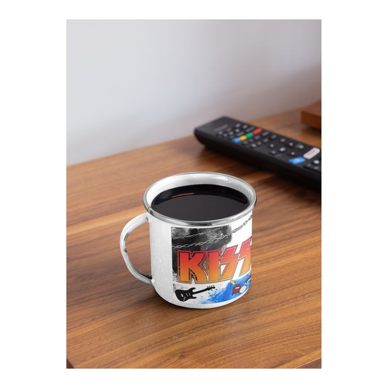 Taza Enlozada Kiss Bandas de Rock