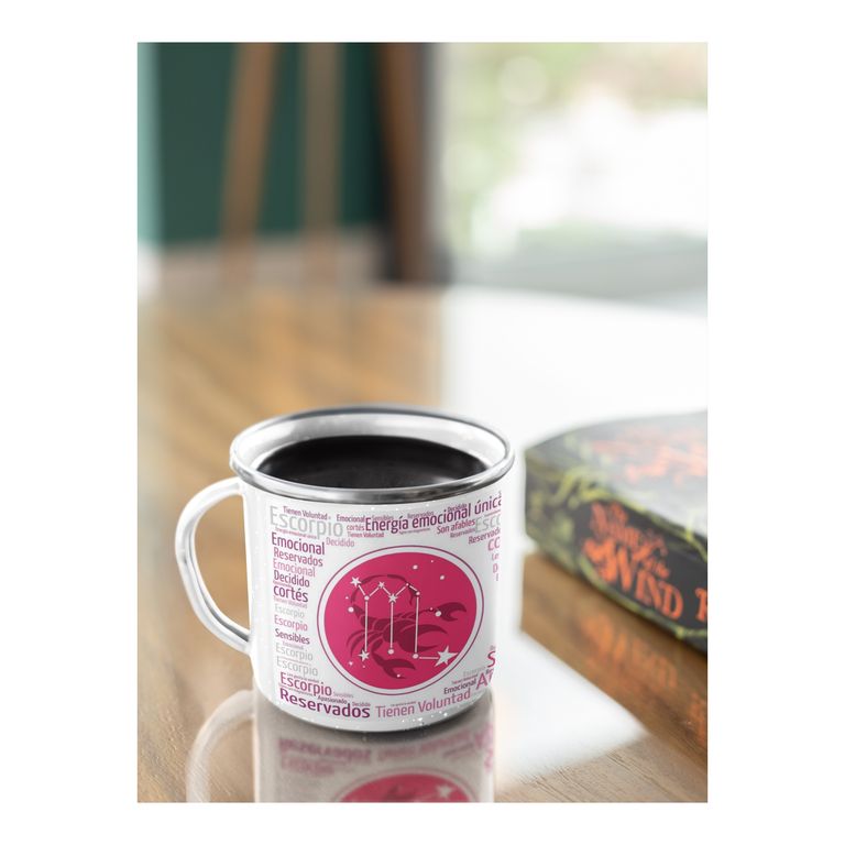 Taza Enlozada Escorpio - Transformación y Poder