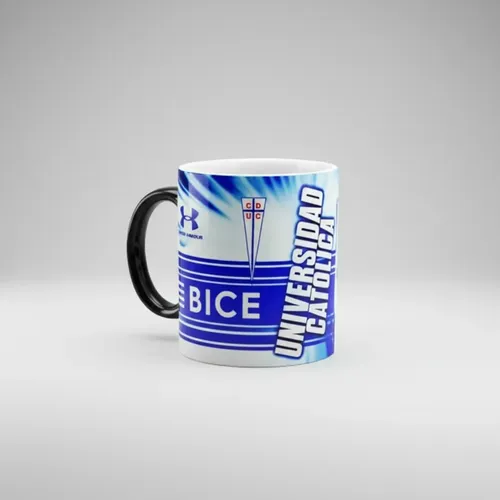 Taza Mágica Universidad Catolica Futbol Chileno Negro Fútbol