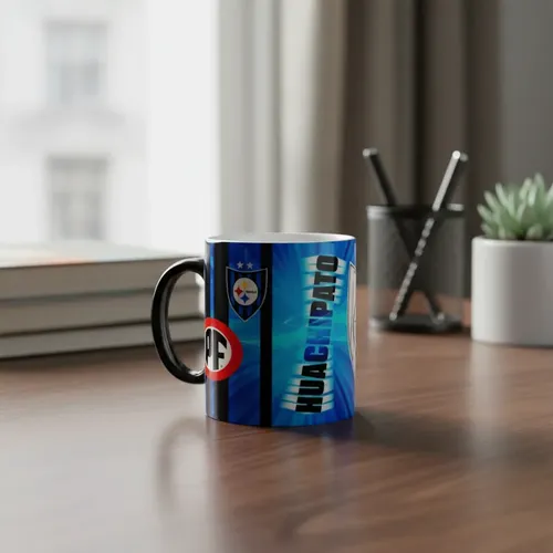 Taza Mágica Club De Deportes Huachipato - Futbol Chileno Negro Fútbol