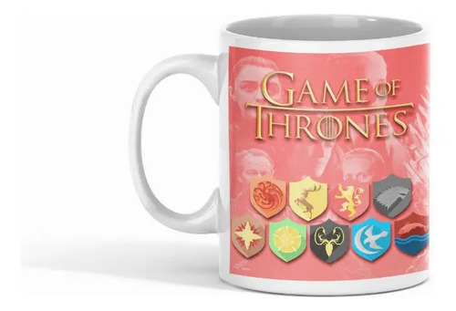 Taza Juego De Tronos - Tronos Con Jon Snow Blanco