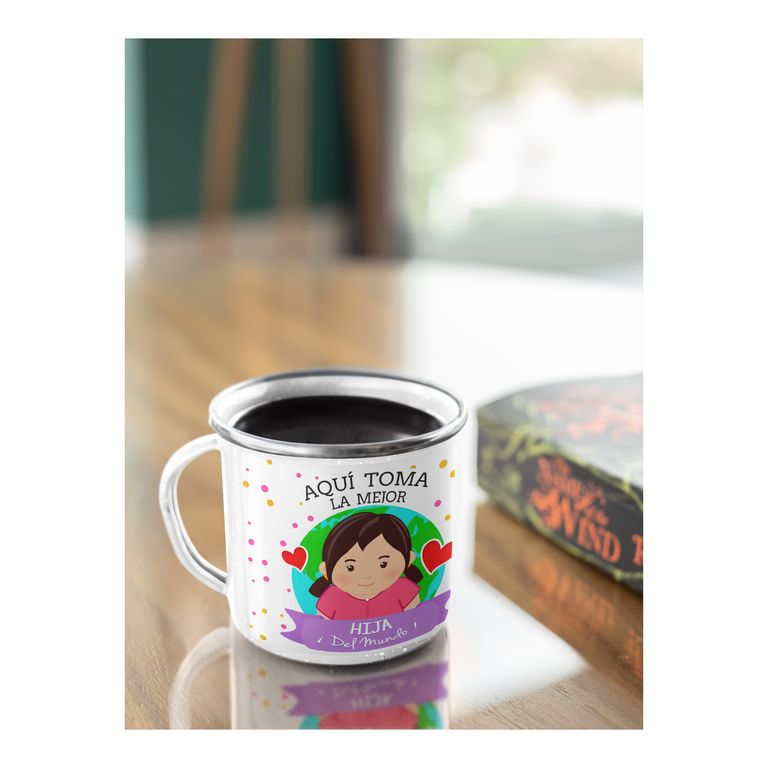 Taza Enlozada Mejor Hija del Mundo - Orgullo y Alegría