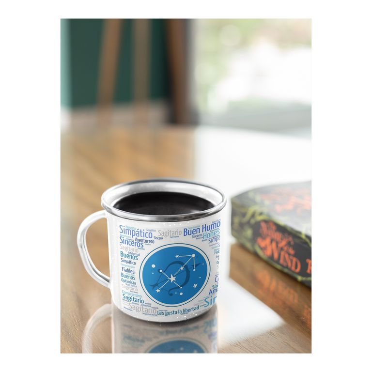 Taza Enlozada Sagitario - Espíritu Libre