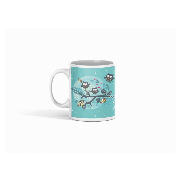 Taza Búhos - Misterios del Anochecer