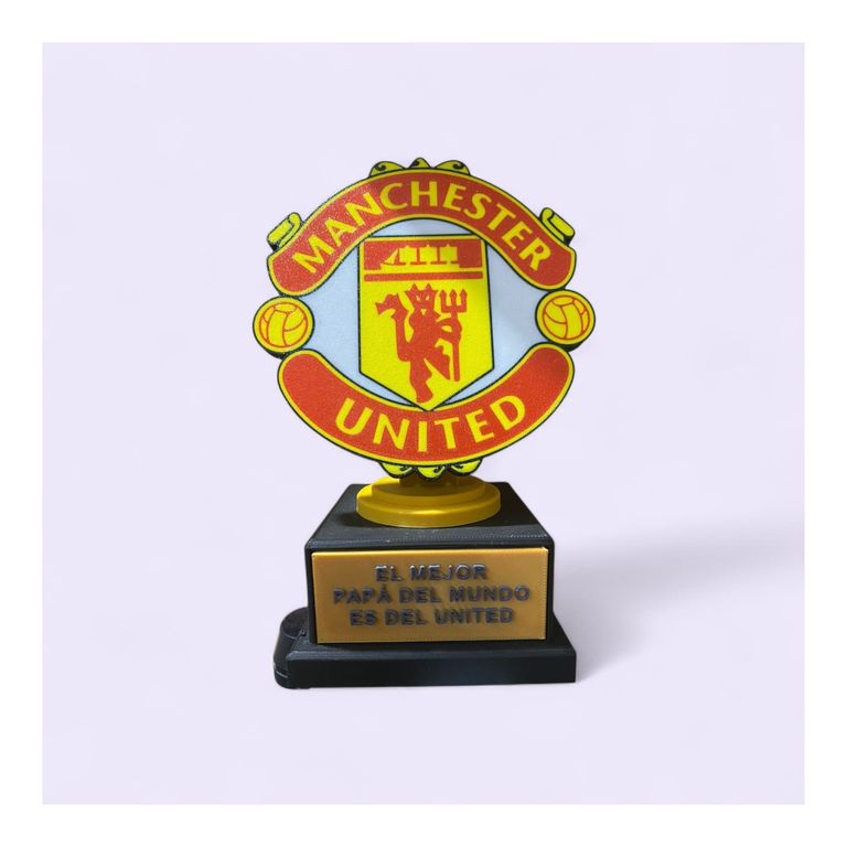 Trofeo Manchester United Mejor Papá Regalo Fútbol Ingles