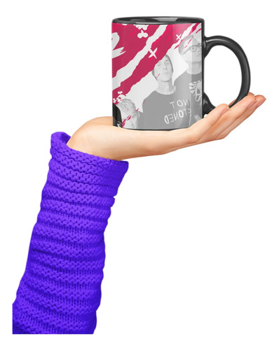 Taza Mágica De Blink 182 - Bandas De Rock Negro Blink 182