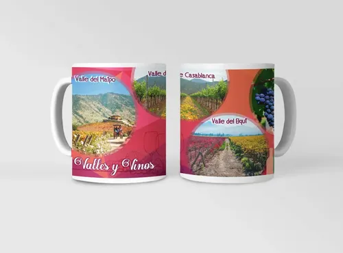 Taza Valles Del Vino - Maipo A Maule Blanco