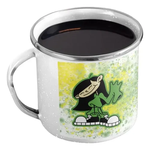 Taza Enlozada Número 3 Los Chicos Del Barrio Knd Blanco Los Chicos Del Barrio