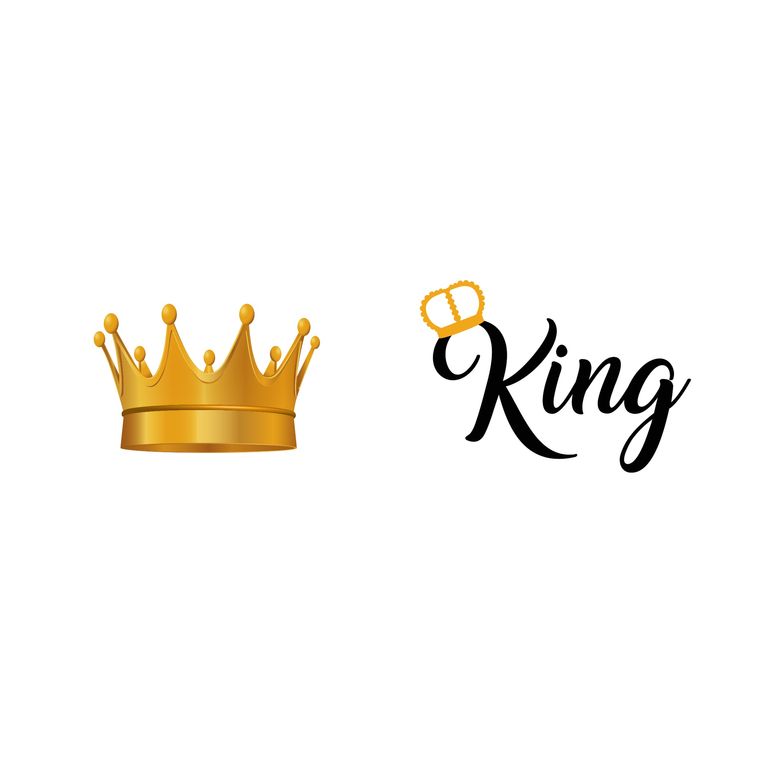 Taza Enlozada King - Reinado y Majestad
