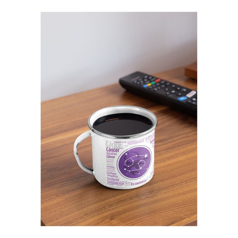 Taza Enlozada Cáncer - Intuición y Protección