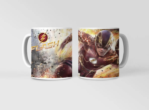 Taza Flash - El Relámpago Revela Secretos Blanco