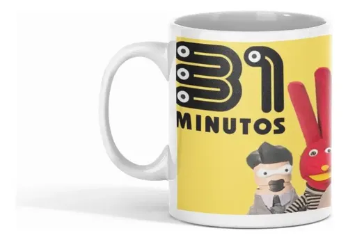 Taza Exclusiva De 31 Minutos Regalo Para Fans Blanco