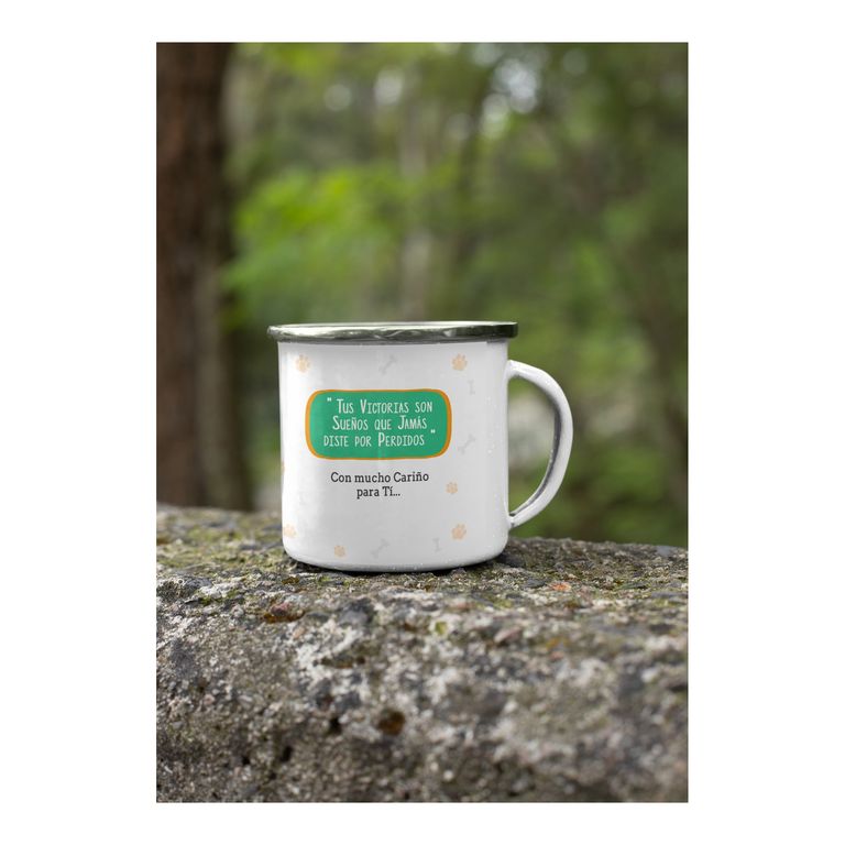 Taza Enlozada Dia Veterinario - Amor Animal y Café