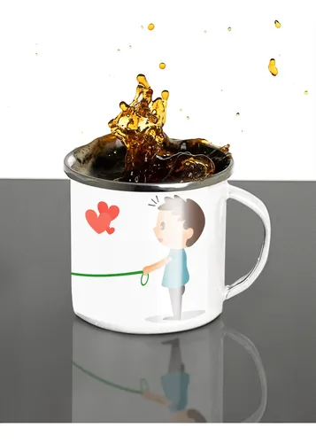 Taza Enlozada El Amor Es Uno - Unión Inquebrantable Blanco Regalo El Amor Es Uno