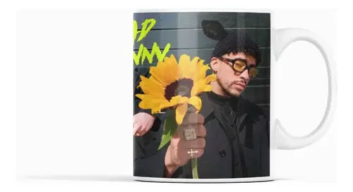 Taza Bad Bunny - Vibra Urbana Que Aparece Blanco