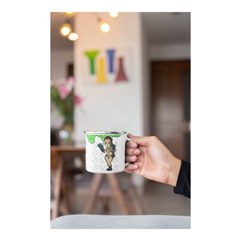 Taza Enlozada Egon Spengler - Mente Maestra de Ghostbusters
