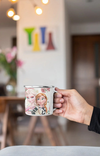 Taza Enlozada Encuentra Tu Poder Con Frozen Blanco Regalo Tu Poder Con Frozen