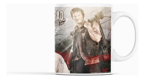 Taza The Walking Dead - Sobreviviendo Al Apocalipsis Blanco