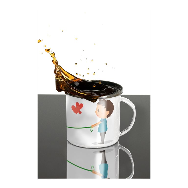Taza Enlozada El Amor es Uno - Unión Inquebrantable