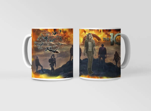 Taza Destinos De The 100 Descubiertos Blanco