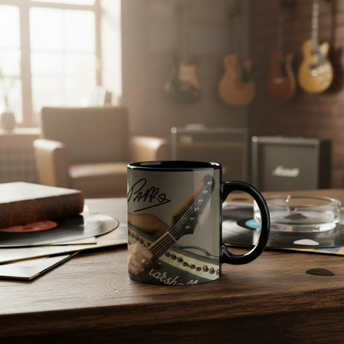 Taza Magica Pappo Blues Rock Argentino Negro Carpo