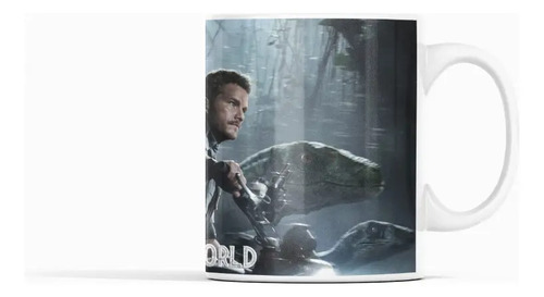 Taza Encuentra Tu Dinosaurio Favorito Blanco