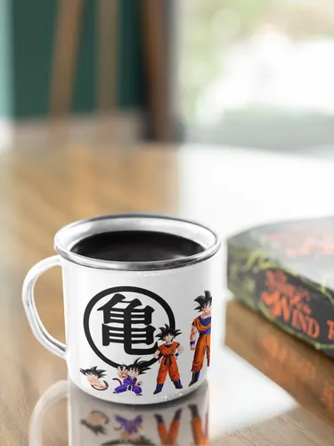 Taza Enlozado Dragon Ball Evolution Blanco Regalo Dragon Ball