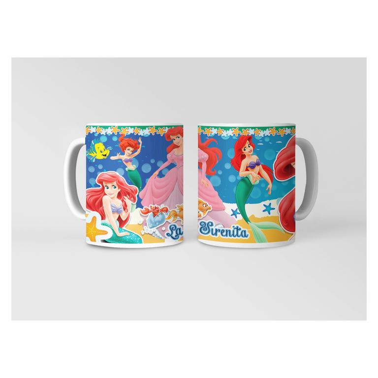 Taza Descubre Atlántica con Ariel La Sirenita