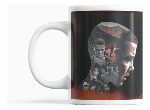 Taza El Mundo Del Revés Descubierto Blanco