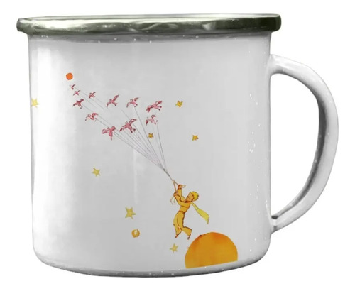 Taza Enlozada Diálogos El Principito Enseñanzas Profundas Blanco Regalo
