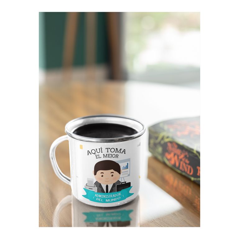 Taza Enlozada Administrador - Orden y Organización M