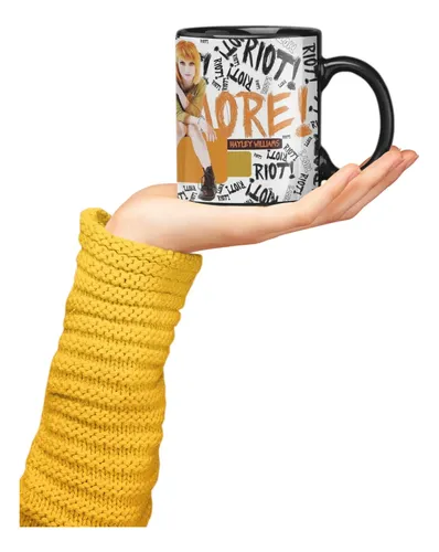 Taza Magica Paramore Bandas De Rock Negro Paramore