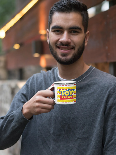 Taza Enlozada Toy Story - Amigos Por Siempre Blanco