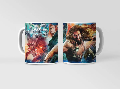 Taza Aquaman - Misterios De Atlantis Revelados Blanco