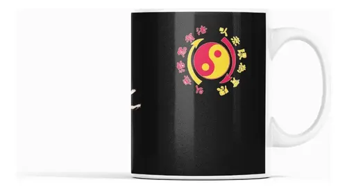 Taza El Dragón Aparece - Bruce Lee Blanco