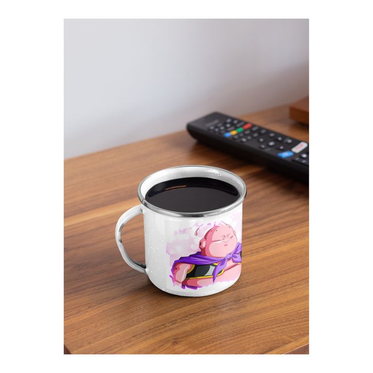 Taza Enlozada Con Majin Buu - Diversión Dragon Ball Z