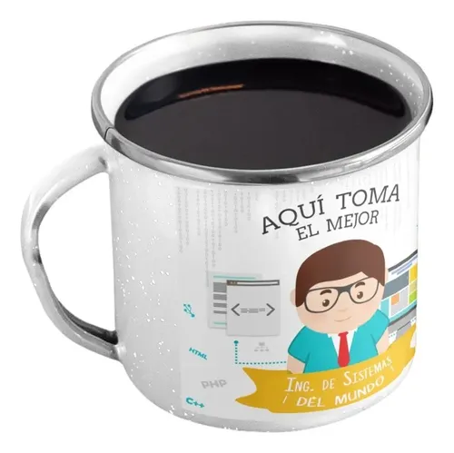 Taza Enlozada Ing. De Sistemas - Codificando El Futuro
