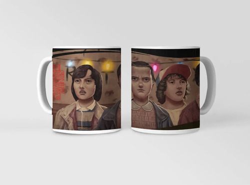 Taza Stranger Things - Hawkins Blanco