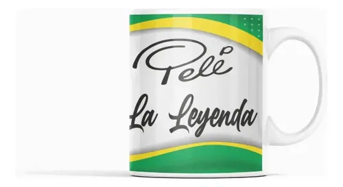 Taza Pelé - Para Fans Del Fútbol Legendario Blanco