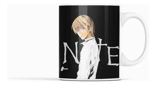 Taza Death Note - Para Fans Del Thriller Psicológico Blanco