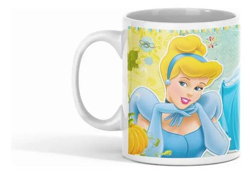 Taza Cenicienta - La Magia De La Medianoche Blanco