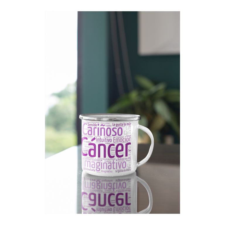 Taza Enlozada Cáncer - Intuición y Protección